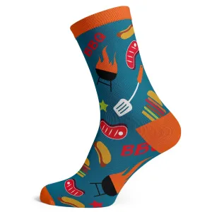 BBQ Collage Socks