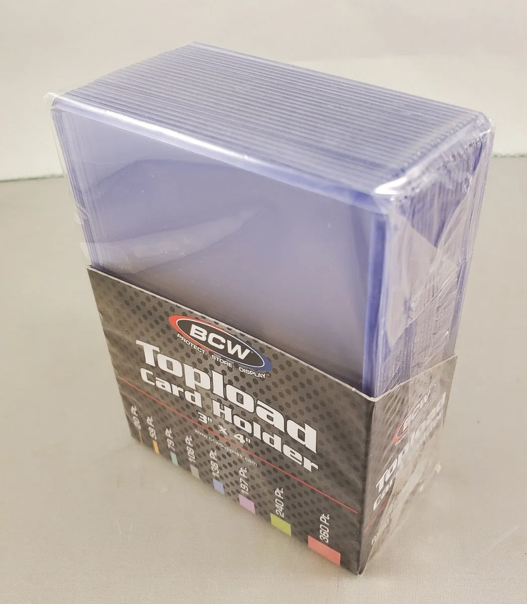 BCW Topload Card Holder 3"X4"