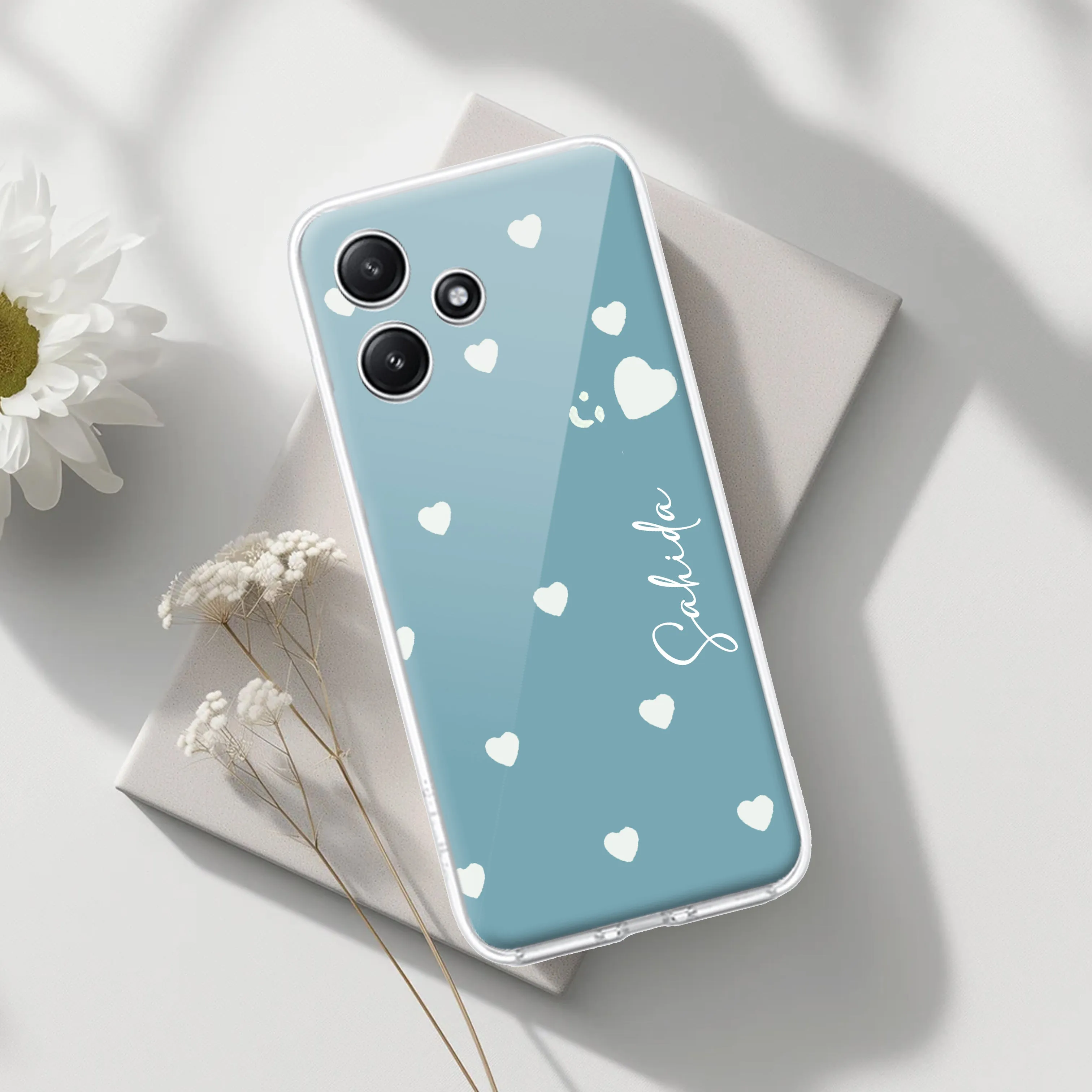 Be Loved Customize Transparent Silicon Case Sky Blue For Redmi/Xiaomi