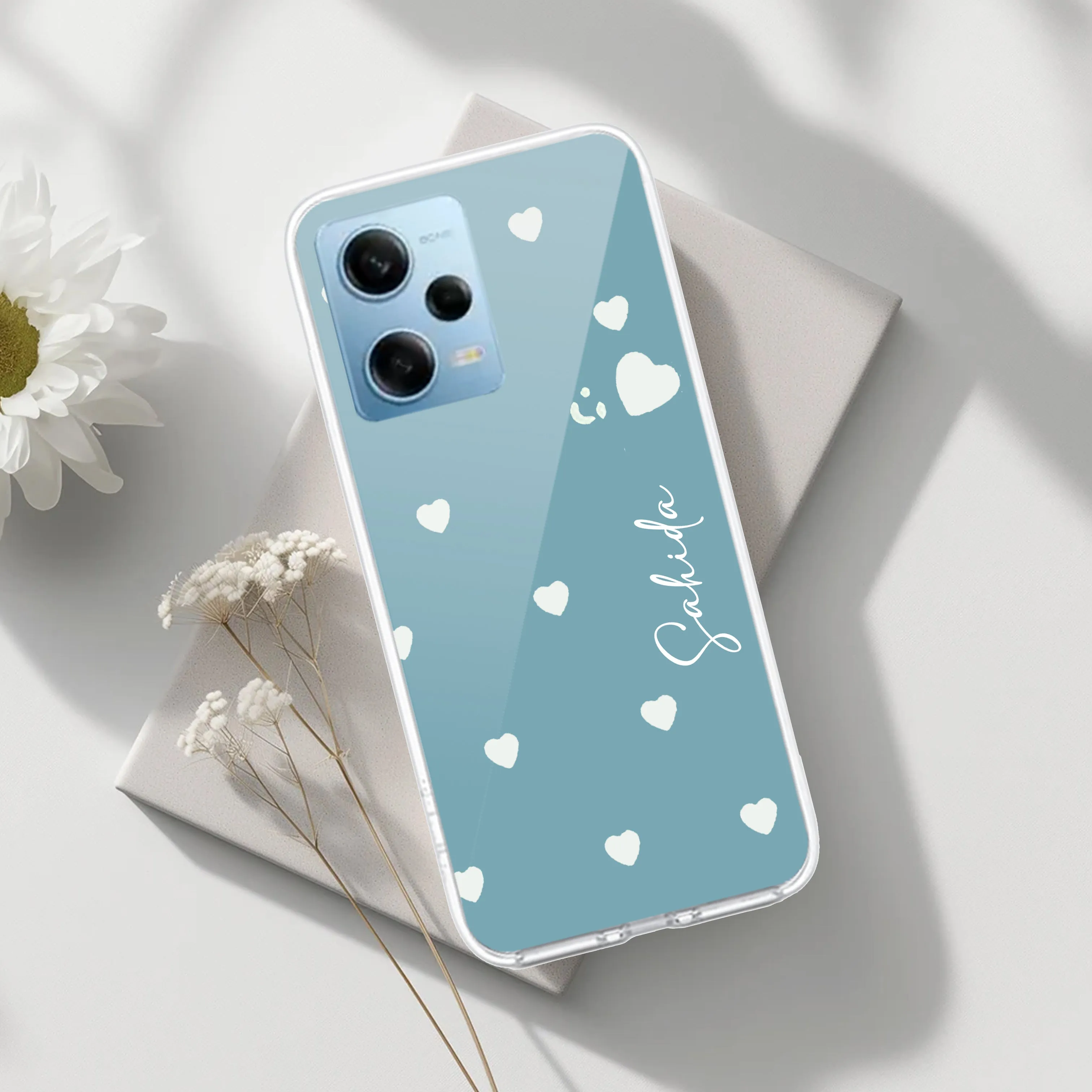 Be Loved Customize Transparent Silicon Case Sky Blue For Redmi/Xiaomi