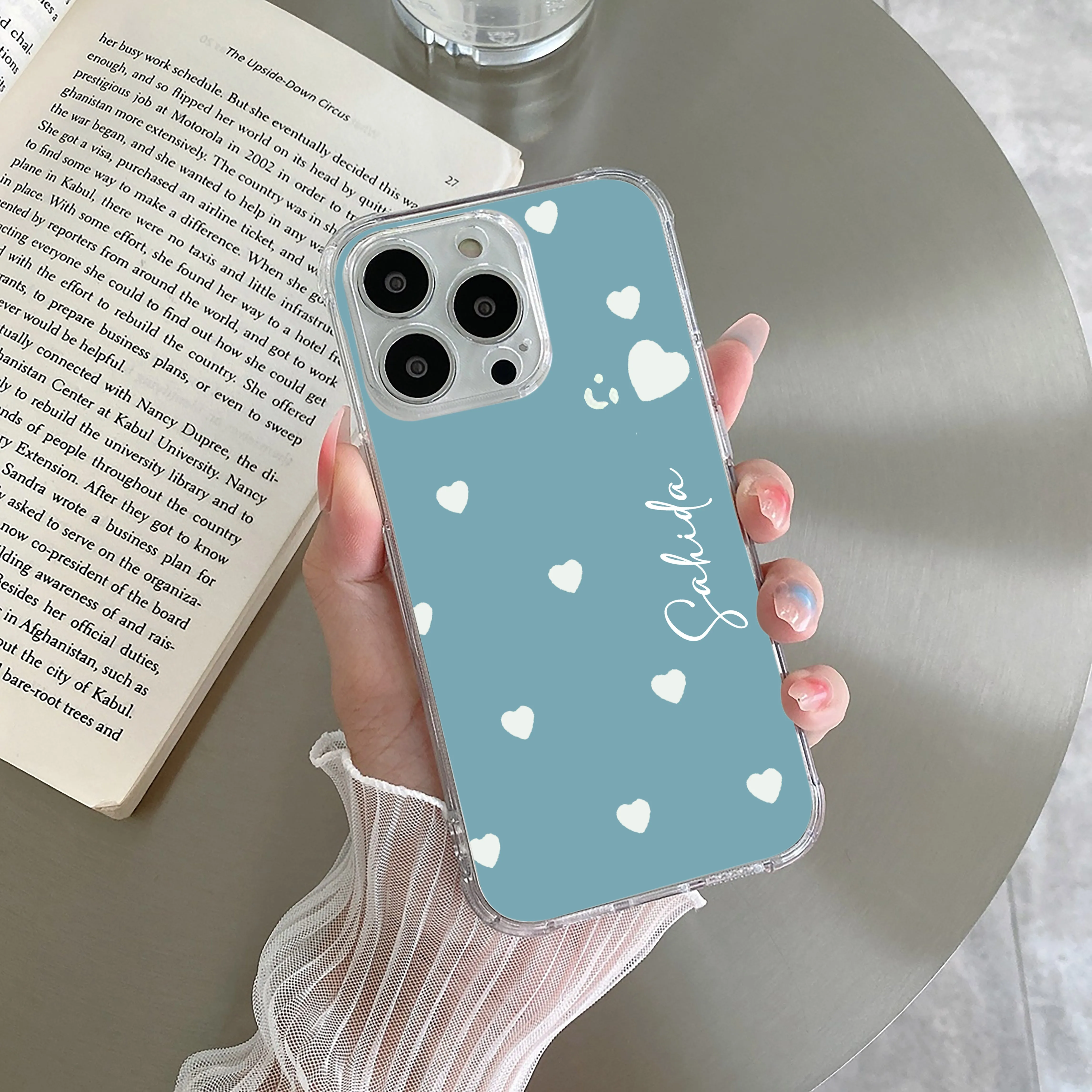 Be Loved Customize Transparent Silicon Case Sky Blue For Redmi/Xiaomi