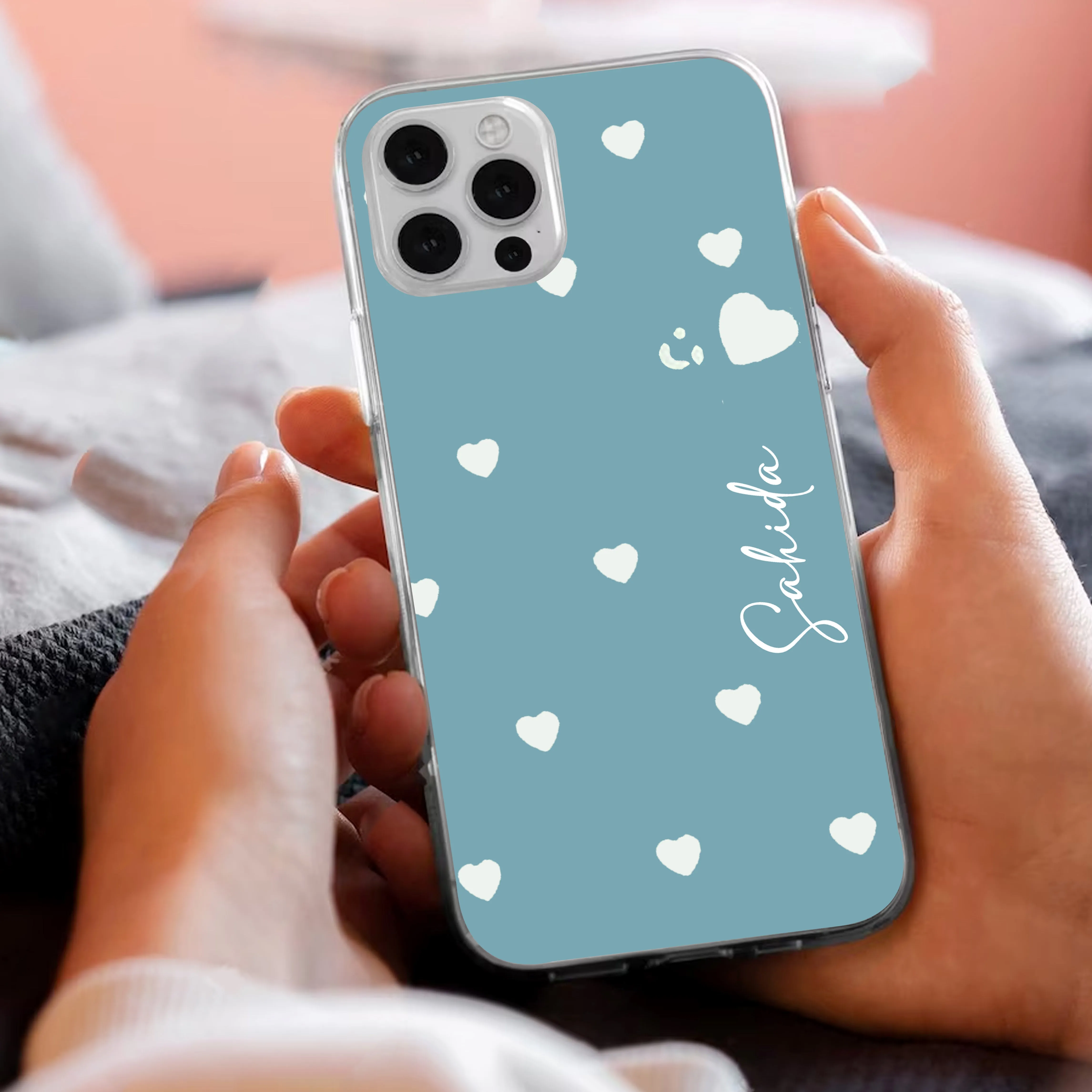 Be Loved Customize Transparent Silicon Case Sky Blue For Redmi/Xiaomi