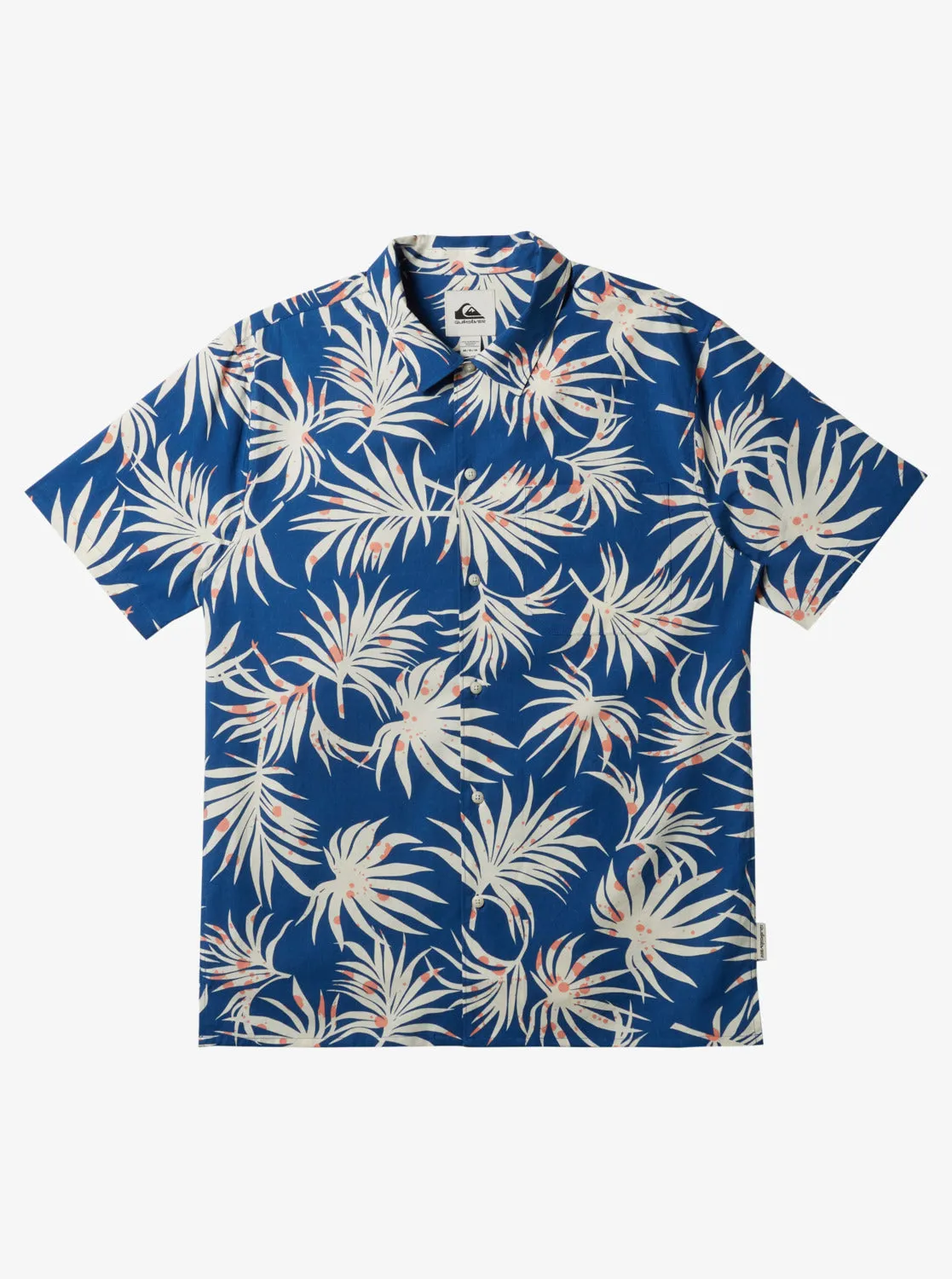 Beach Club Casual Short Sleeve Woven Shirt - Monaco Blue Aop Better Ss