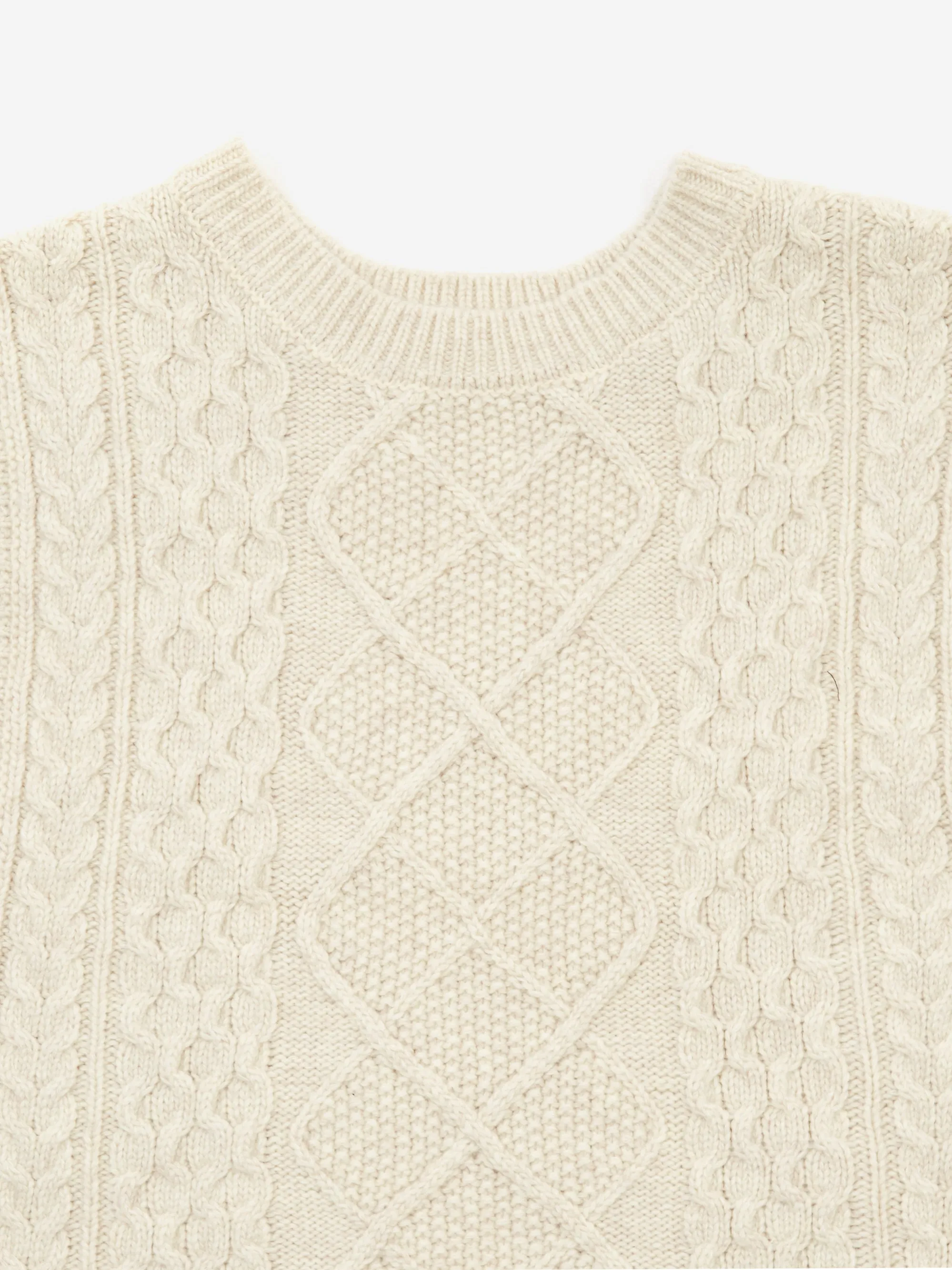 Beams Boy Alan Side Ribbon Vest - Off White