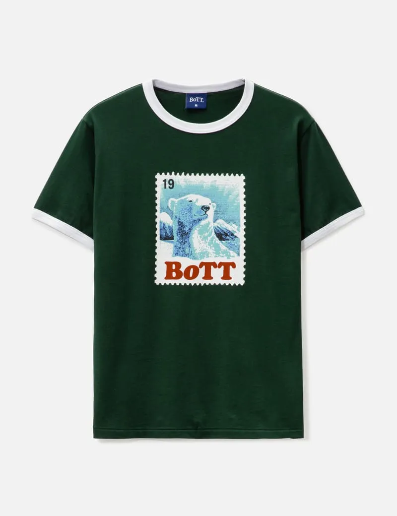 Bear Stamp Ringer T-Shirt