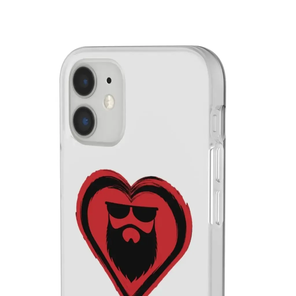 Beard Love White Durable Phone Case