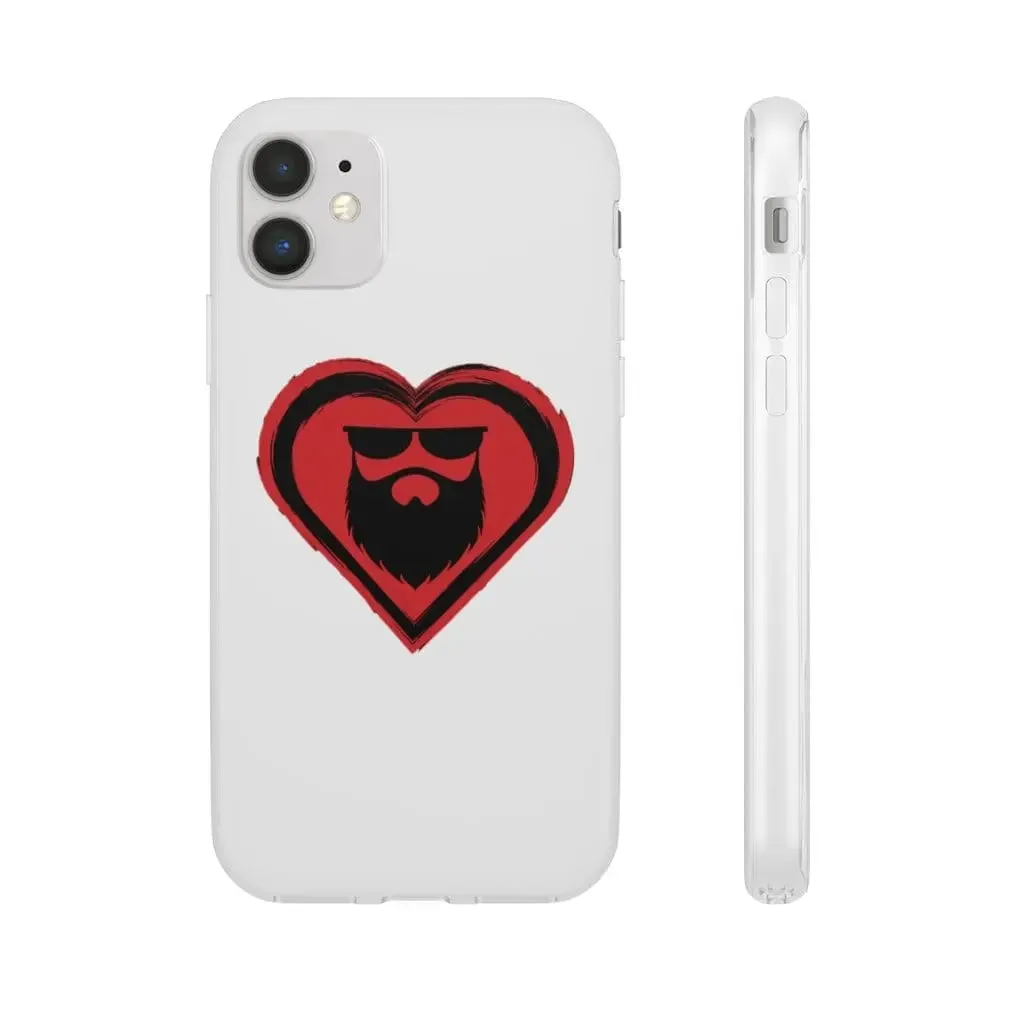 Beard Love White Durable Phone Case