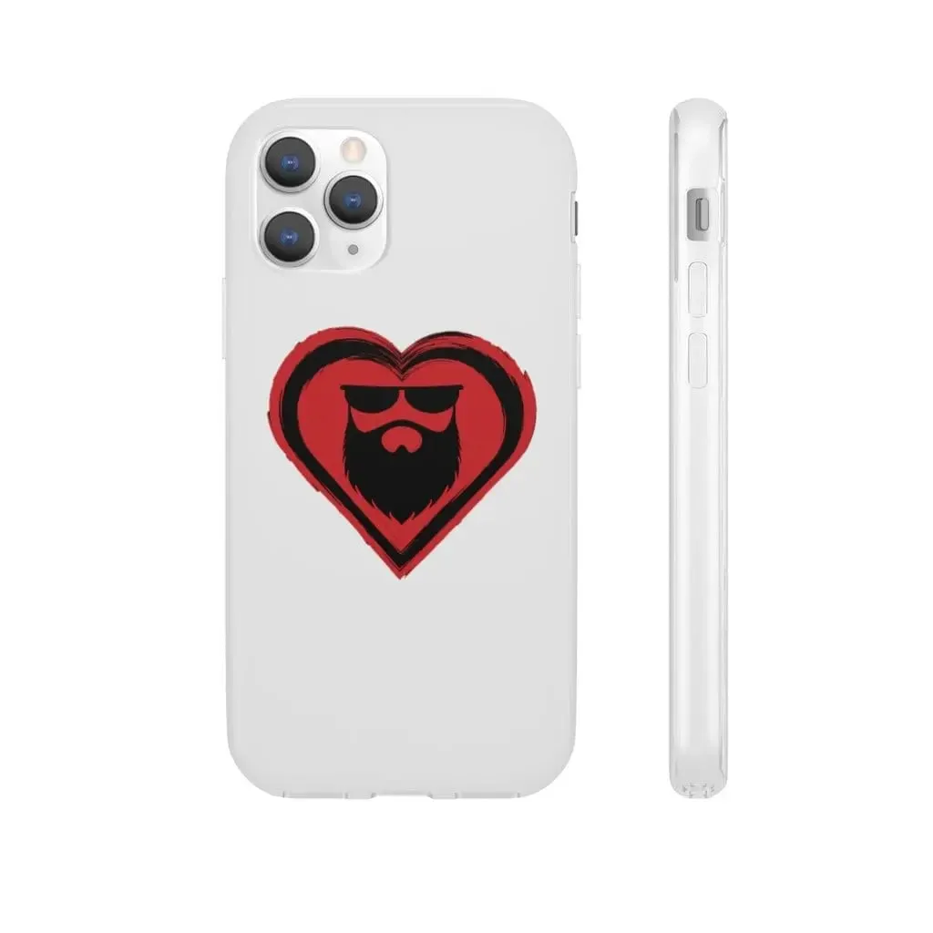 Beard Love White Durable Phone Case