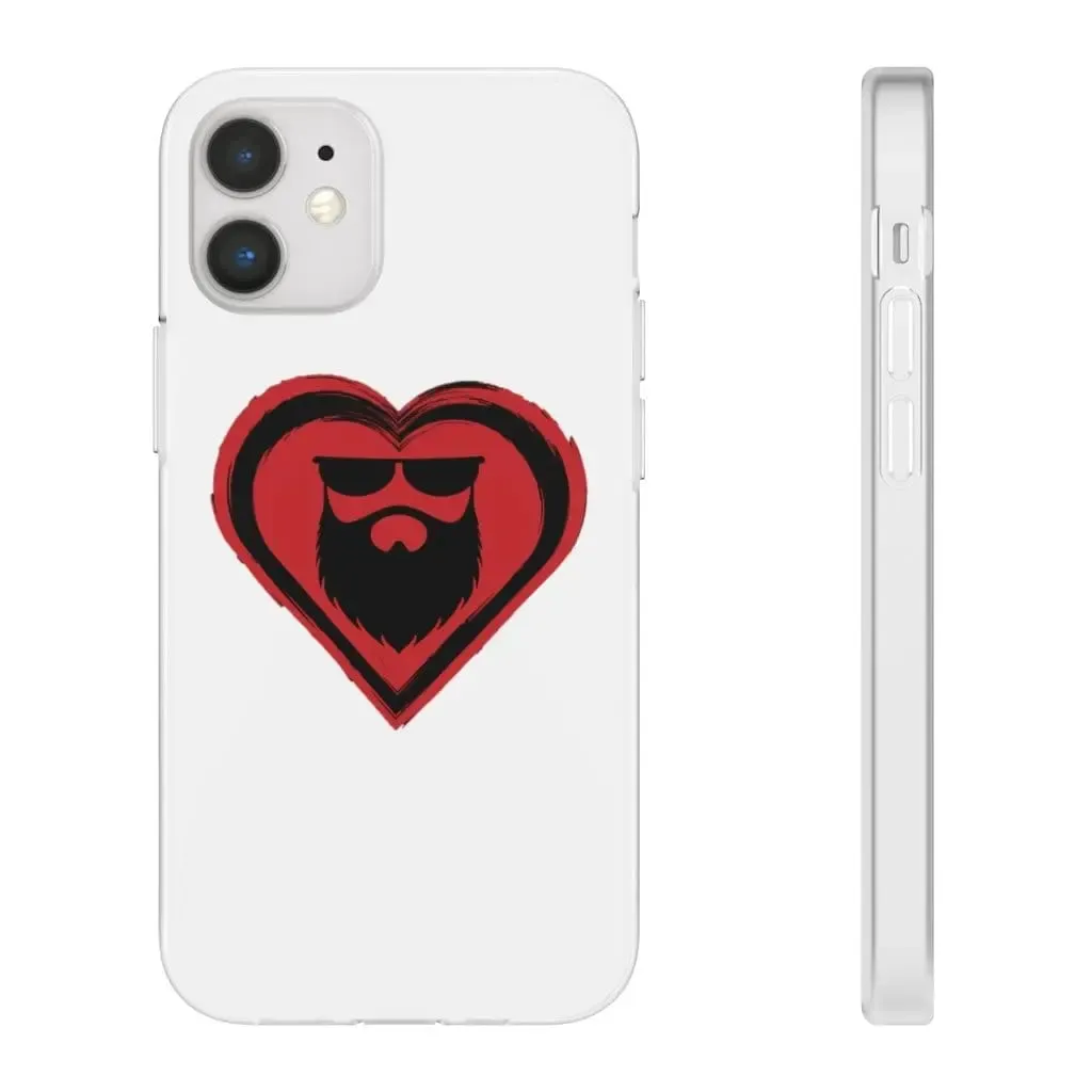 Beard Love White Durable Phone Case