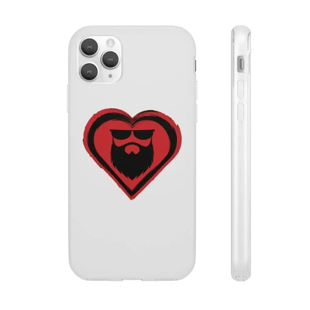 Beard Love White Durable Phone Case