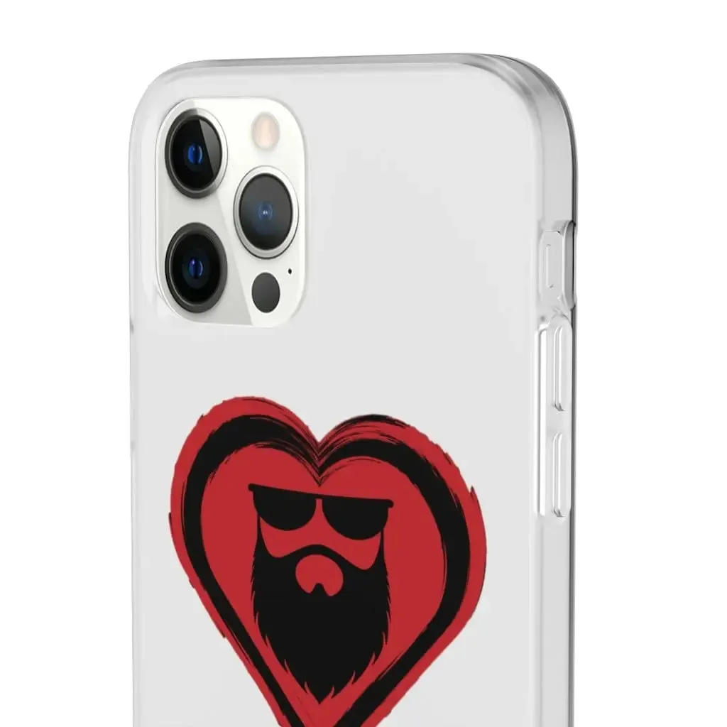 Beard Love White Durable Phone Case
