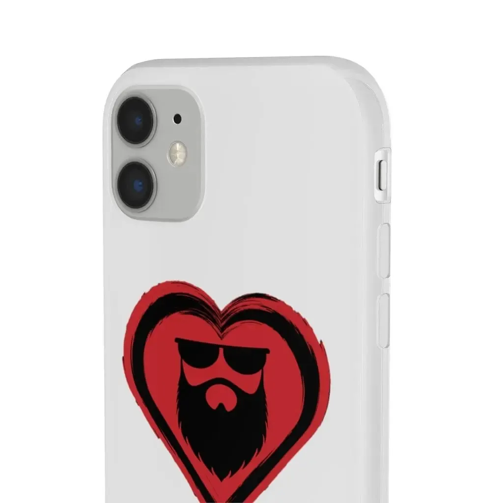 Beard Love White Durable Phone Case