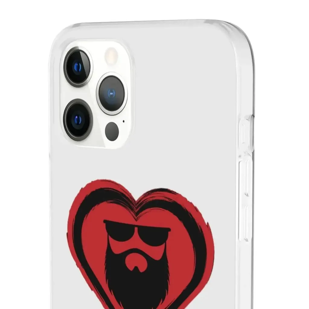 Beard Love White Durable Phone Case