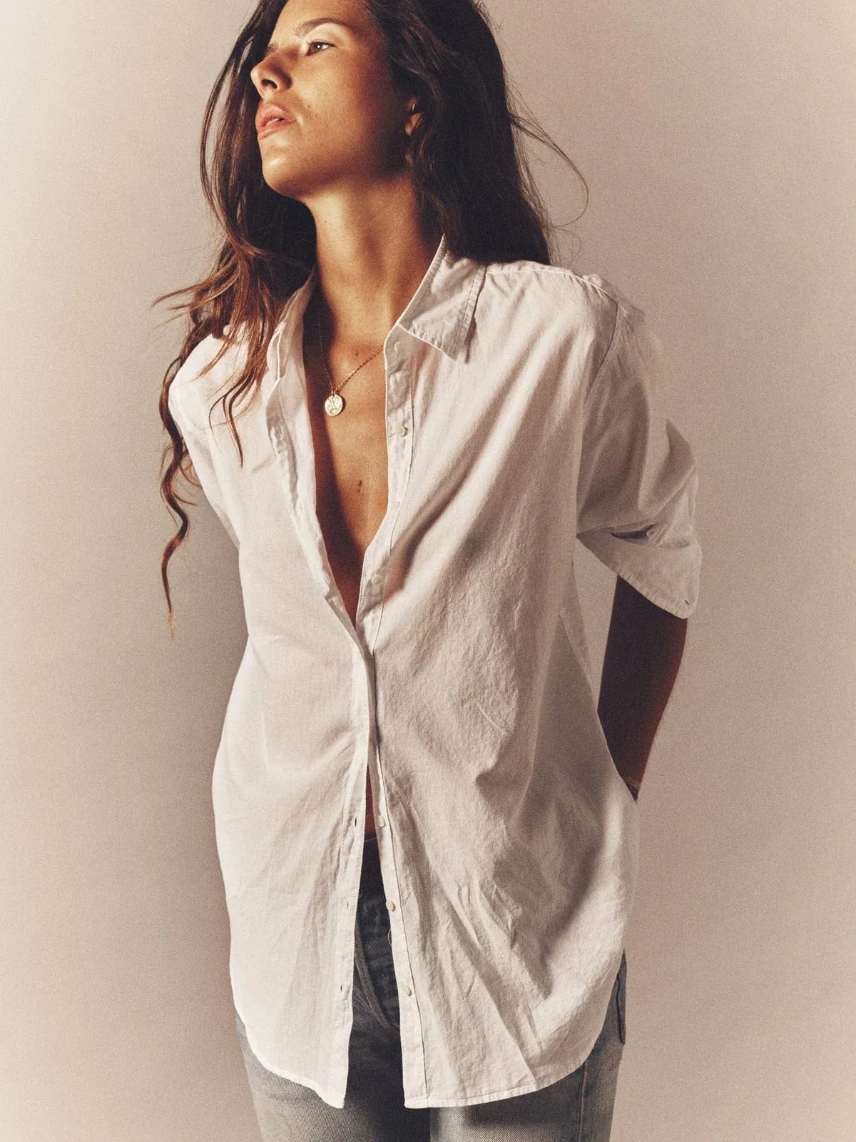 Beau Cotton Shirt - White