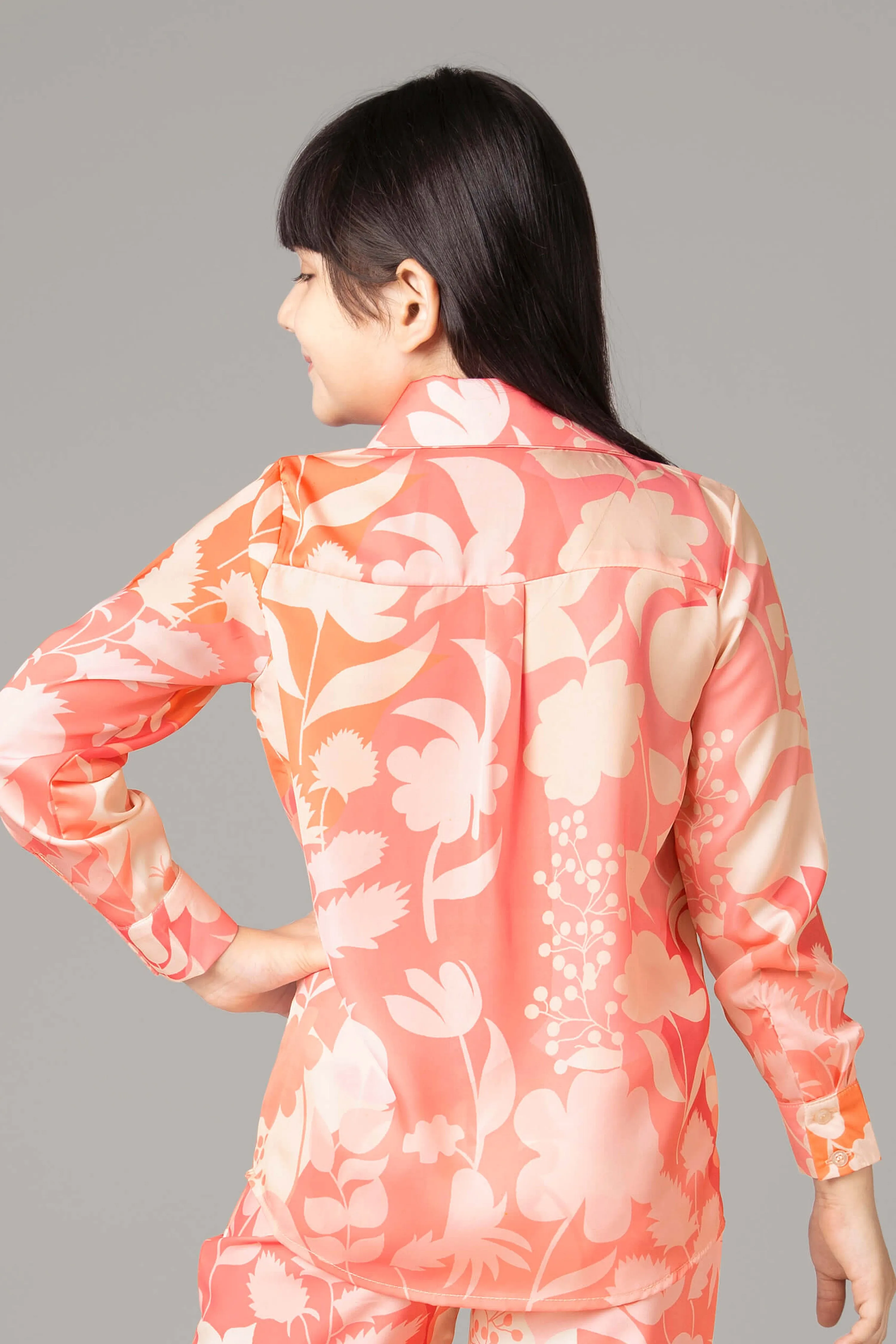 Beautiful Floral Shirt For Girls