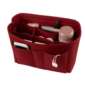 Beautiful Strong Felt Cloth Bag Insert & Organizer