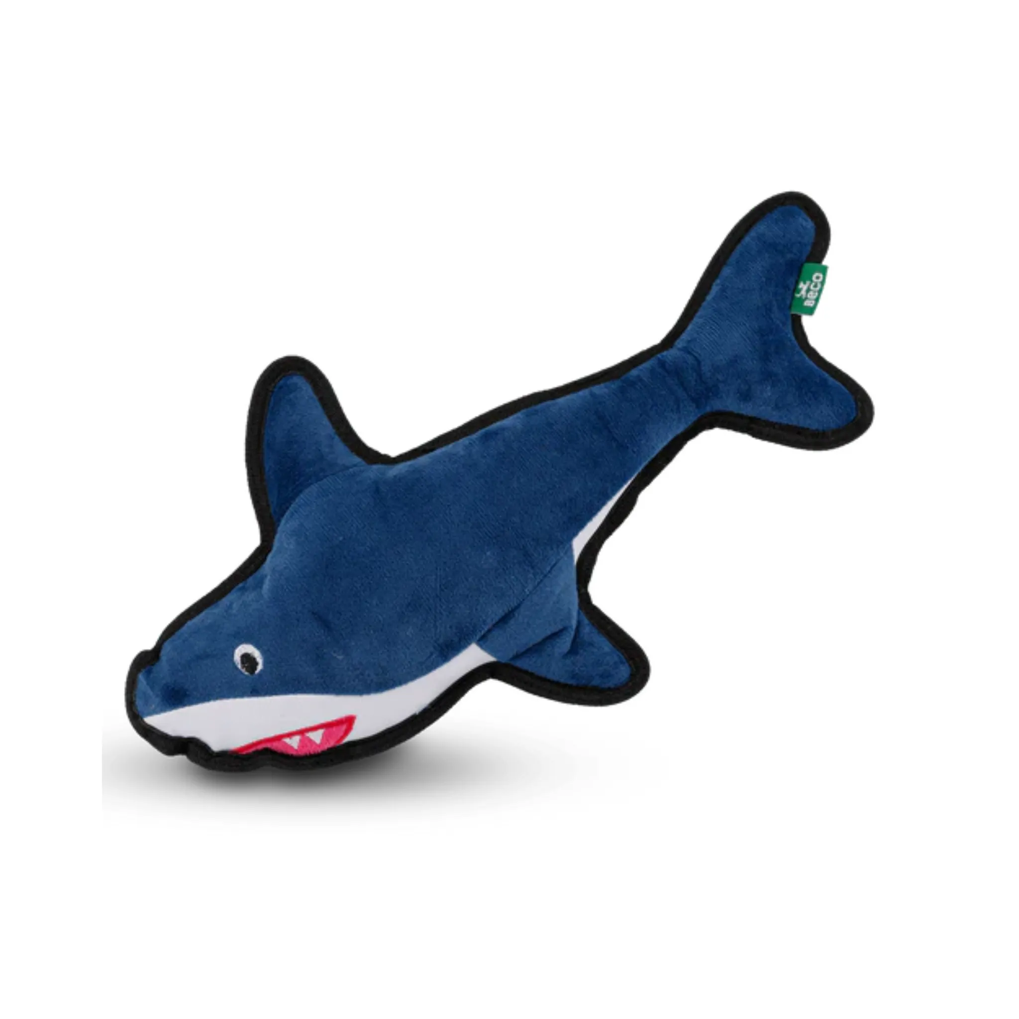 Beco Rough & Tough Recycled Dog Toy - Shark