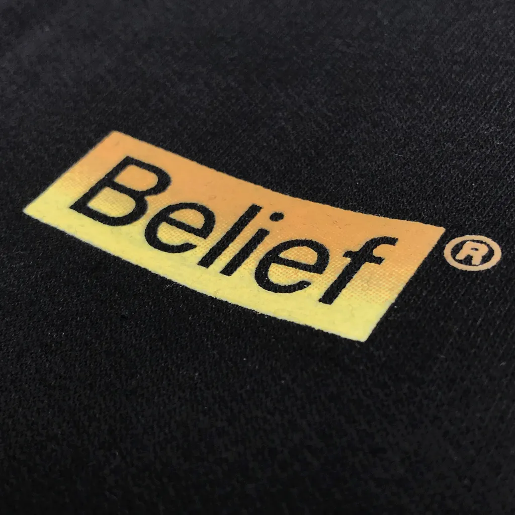 Belief NYC Box Logo Hoodie Black