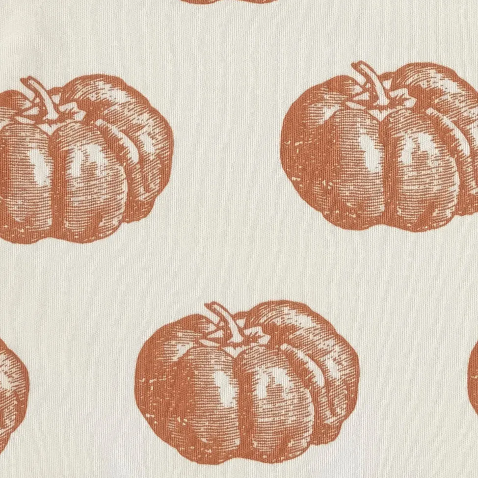 bell sleeve dress | harvest pumpkin | organic cotton interlock