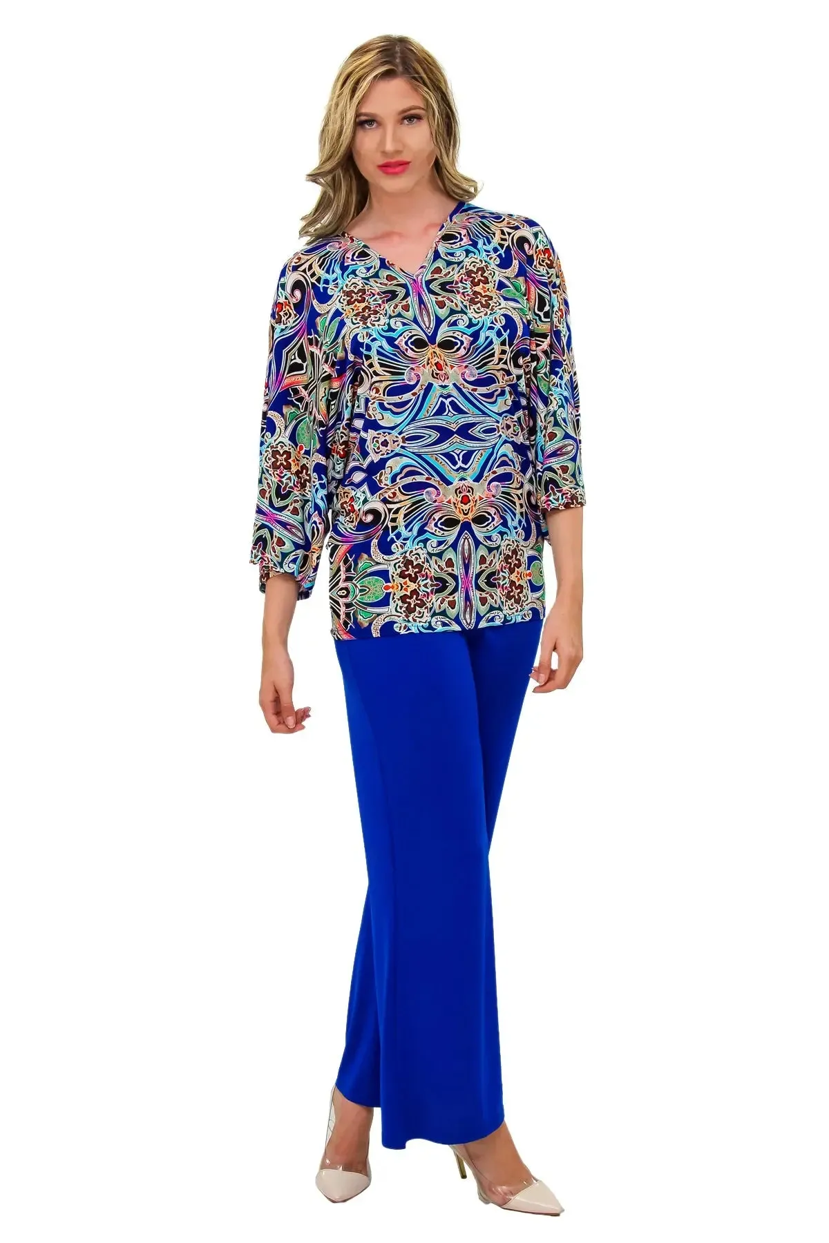 Bell Sleeve Resort Wear Tunic Tops