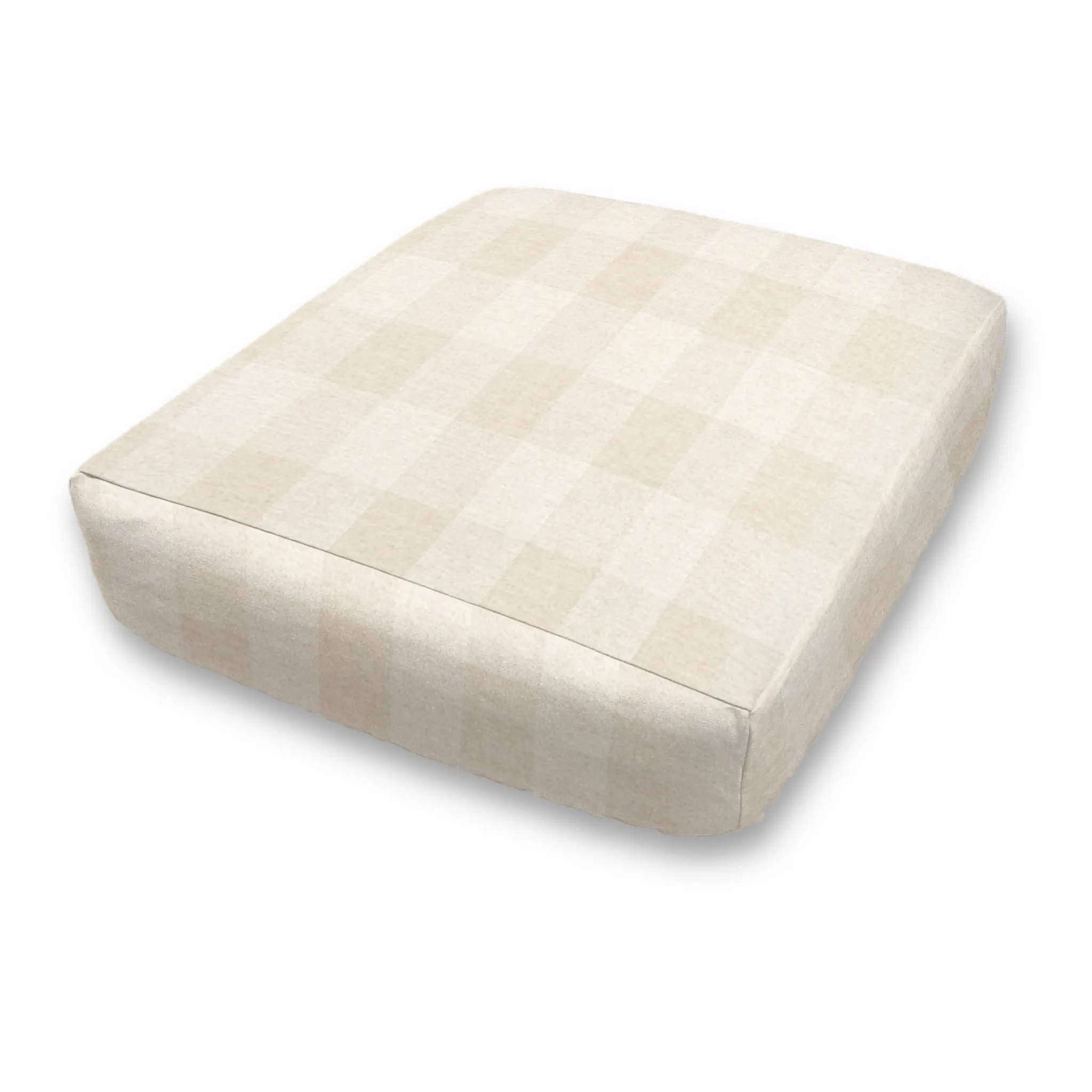 Bench Seat Custom Elastic Fitted & Protective Cushion Cover - Cotton Buffalo Plaid