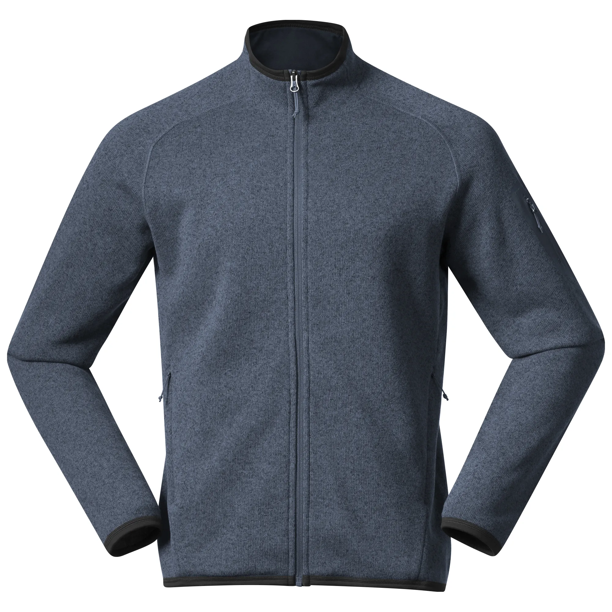 Bergans Men&#x27;s Kamphaug Knitted Jacket Orion Blue | Buy Bergans Men&#x27;s Kamphaug Knitted Jacket Orion Blue here | Outnorth