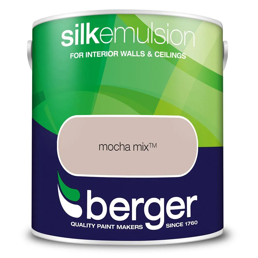 Berger Walls & Ceilings Silk Emulsion Paint | Mocha Mix
