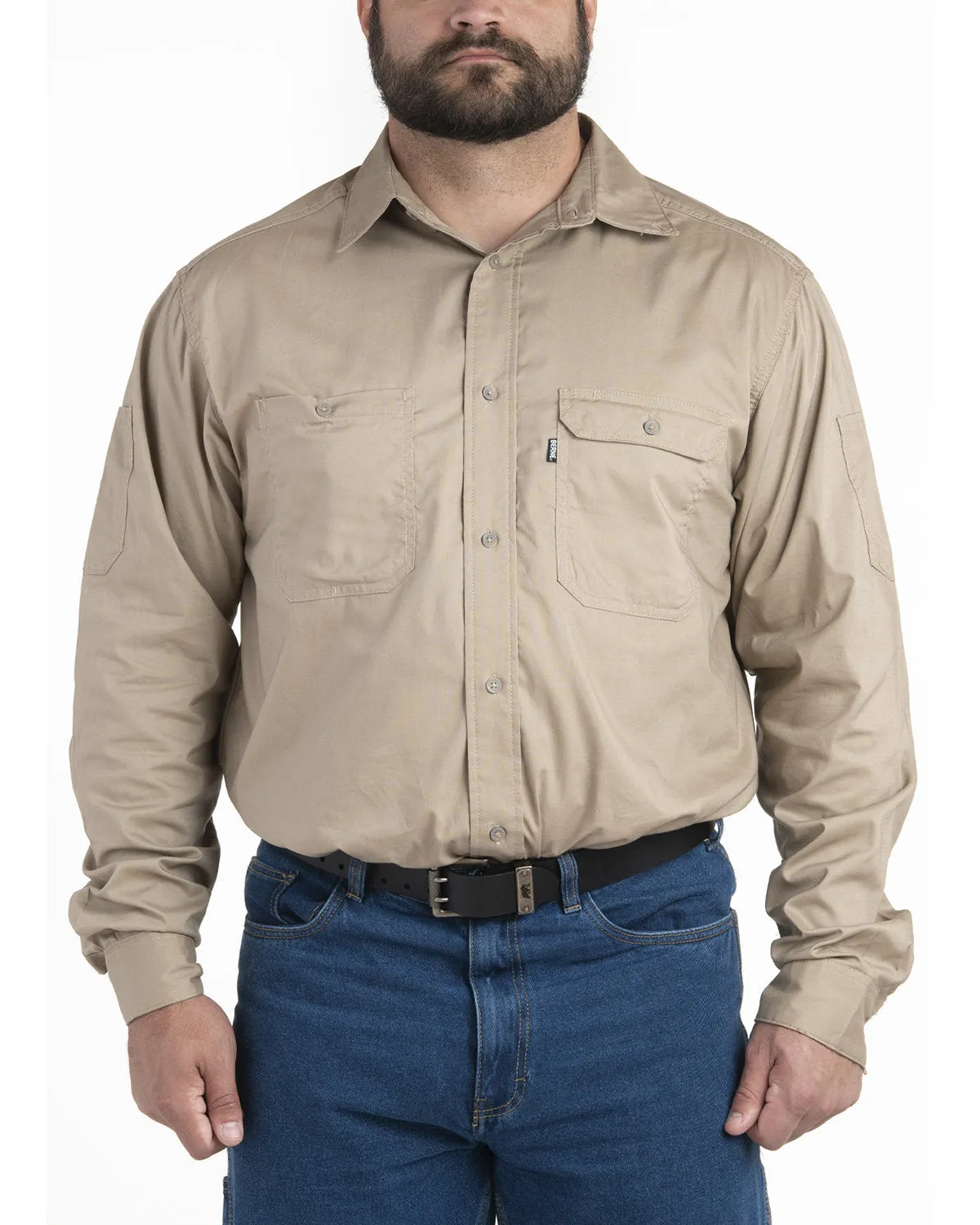 Berne Men's Utility Lightweight Canvas Woven Shirt SH21