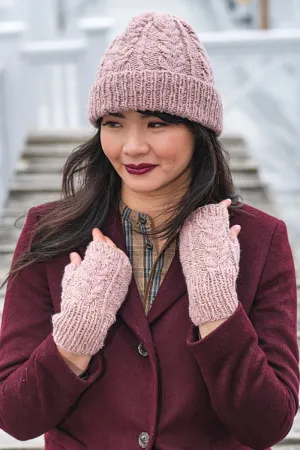 Berroco Millstone Tweed Patterns - Hudson Hat and Mitts - PDF Download