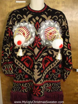 Best 80s Awful Crazy Naughty Ugly Christmas Sweater