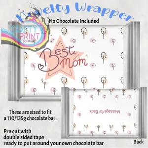 Best Mom Chocolate Bar Wrapper