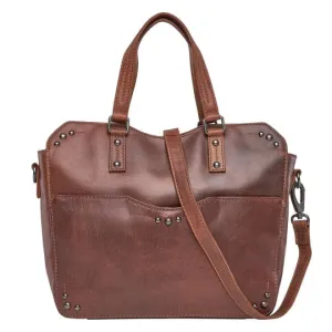 Bethany Leather Lockable Satchel