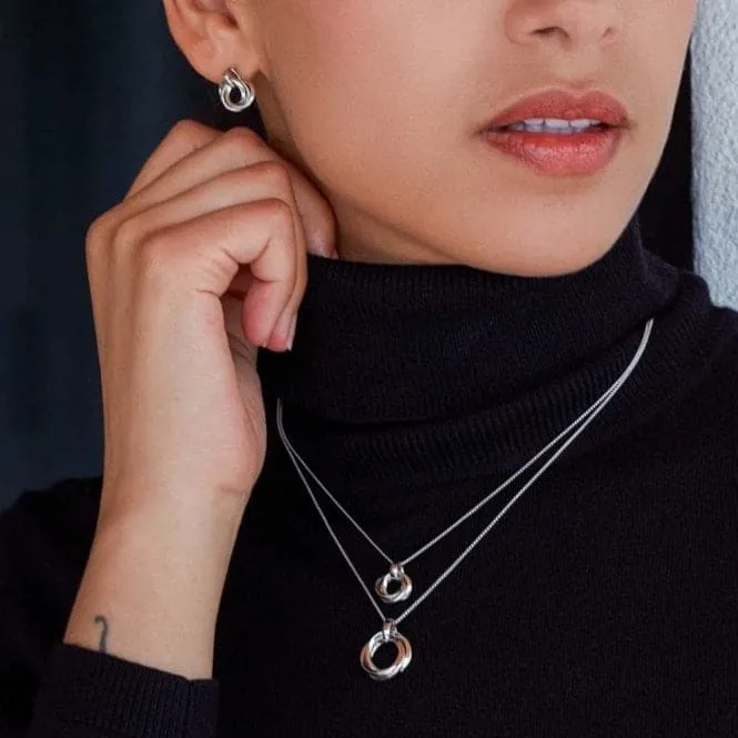Bevel Trilogy Petite Necklace 9168RP