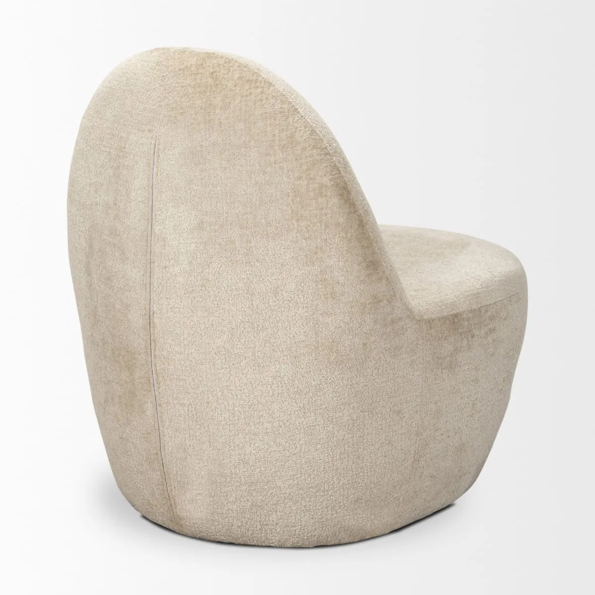 Beverly Accent Chair Beige Chenille