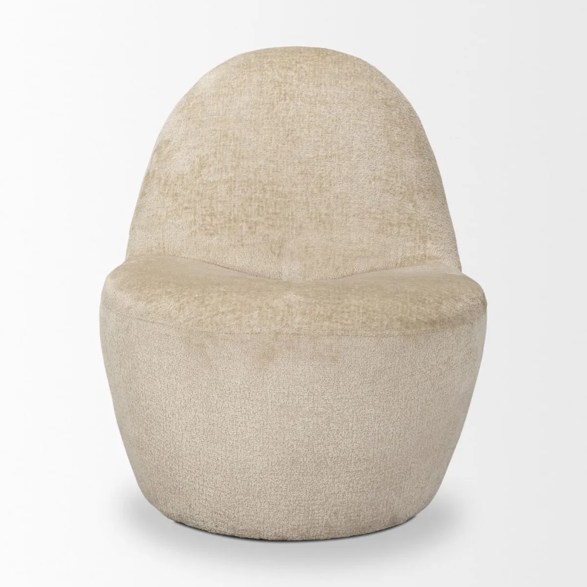 Beverly Accent Chair Beige Chenille