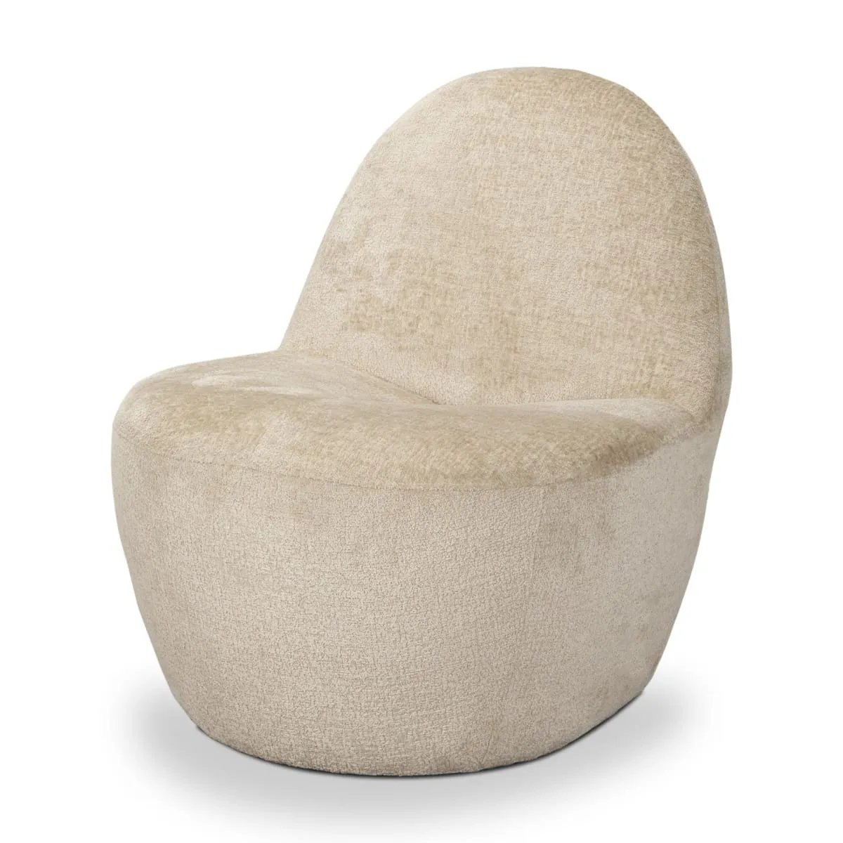 Beverly Accent Chair Beige Chenille