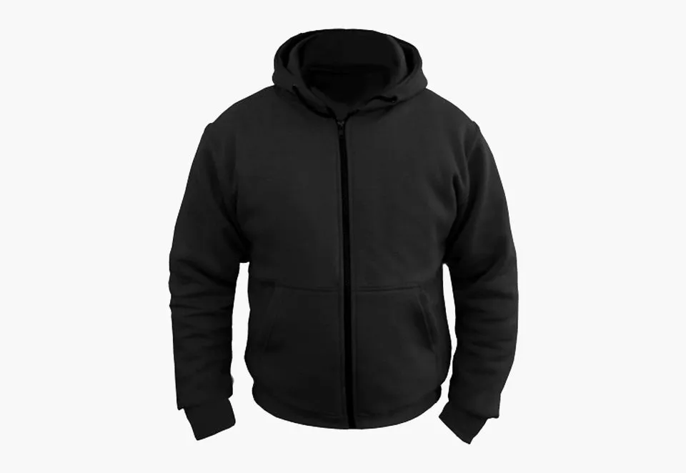 BGA Alpha Lady Protective Motorcycle Hoodie Black