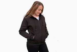 BGA Alpha Lady Protective Motorcycle Hoodie Black