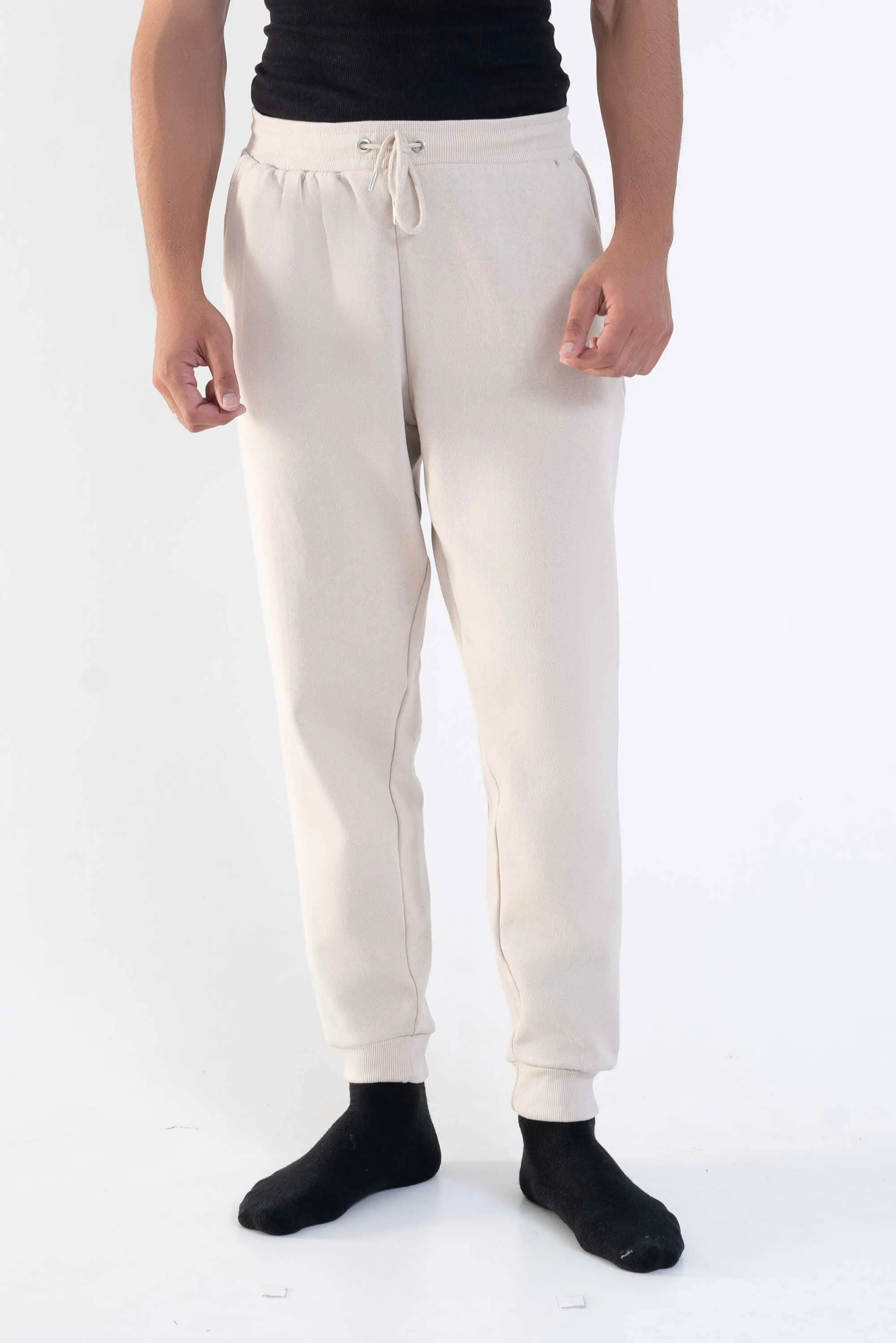 BHM Men's Embroidered Fleece Jogger Pants