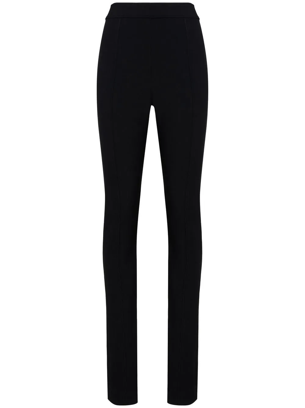 BI-STRETCH CREPE SLIM TROUSERS 001 BLK