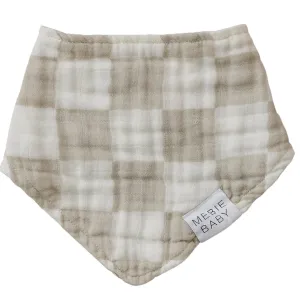 Bib | Taupe Checkered