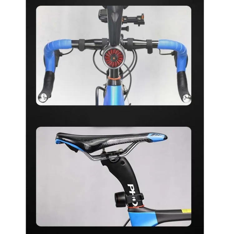 Bicycle Smart Sensor Brake Light USB Tail Light Warning Light(Silver)