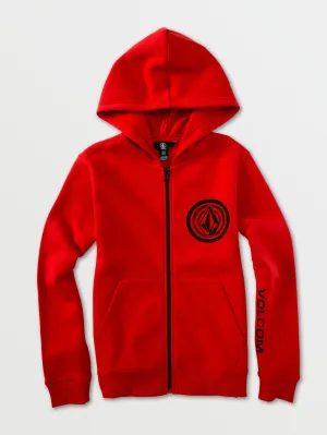 Big Boys Liberated 91 Zip Hoodie - Ribbon Red