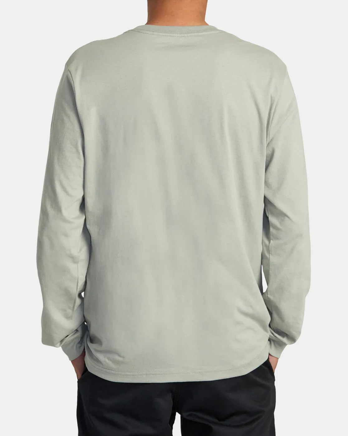 Big RVCA Long Sleeve Tee - Iron