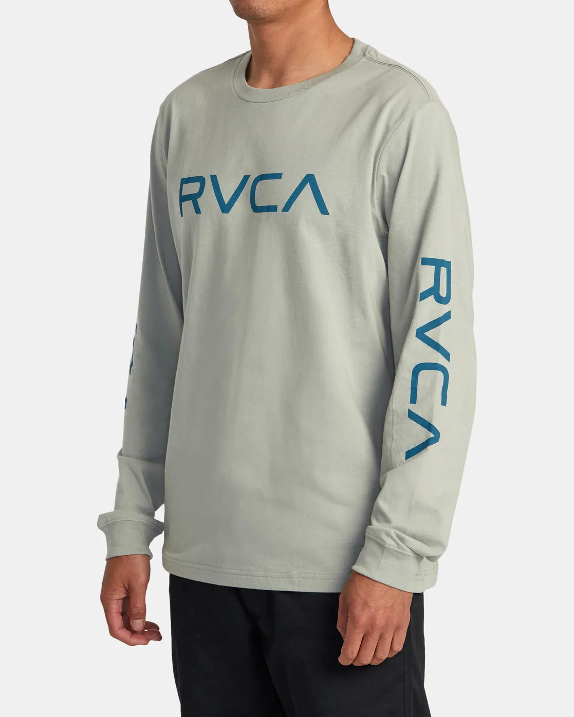 Big RVCA Long Sleeve Tee - Iron