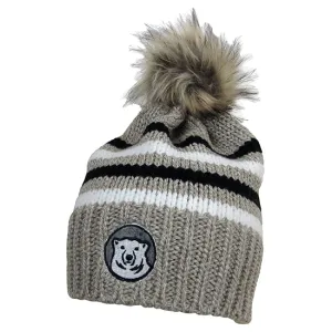 Big Sky Striped Pom Beanie with Bear from Legacy