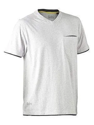 Bisley Workwear Flex & Move™ Cotton V Neck Tee Short Sleeve BK1933