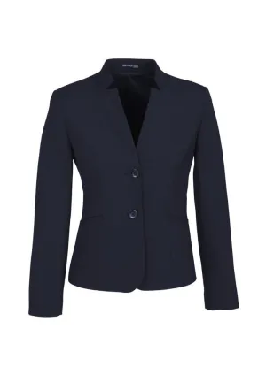Biz Corporates Women's Short Jacket with Reverse Lapel 64013