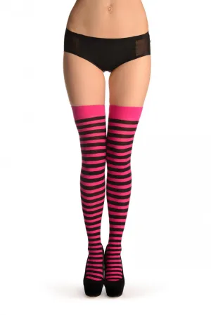 Black & Pink Stripes