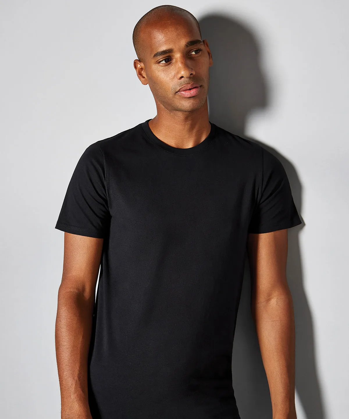Black - Cotton tee (fashion fit)
